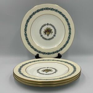 Vintage Wedgwood Appledore Bone China Salad Plates